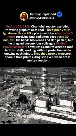 The Firefighter Who Threw Radioactive Graphite With Bare Hands for 5 Hours Getting Fatal Dose