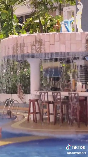 Dive into fun at Tony Resort's pool- the perfect place to cool off and make a splash in the heart of Patong.☀❤#phuketthailand #tonyresort