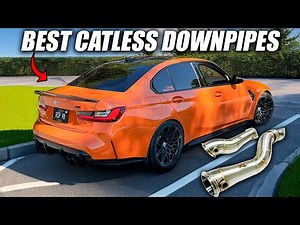 Installing The LARGEST CATLESS DOWNPIPES On My G80 M3