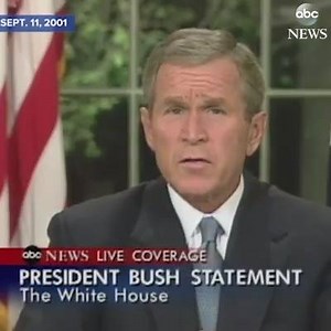 President George W. Bush's address to the nation 17 years ago on 9/11: "These acts of mass murder were intended to frighten our nation into chaos and retreat. But they have failed. Our country is strong." Do you remember this? https://abcn.ws/2CHTPNz | ABC 13 - WSET