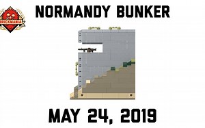 【Brickmania TV】Normandy Bunker - Custom Military Lego