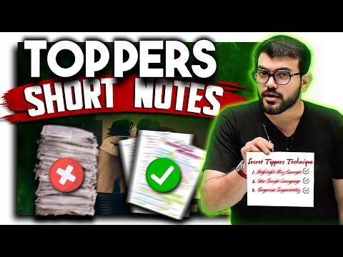 Toppers Short Notes Strategy for Physics NEET 2025 | Physics NEET 2025 Full Short Notes Strategy