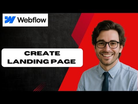 How To Create Landing Page on Webflow (full guide)