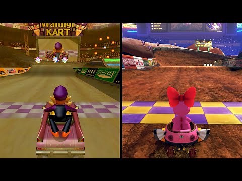 GCN Waluigi Stadium in Mario Kart (2003-2023)