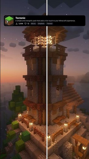 Tectonic: Best Simple And Energetic Minecraft Texture Pack #minecraft #texturepack #mc