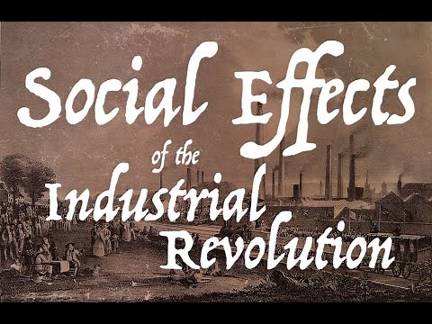 Social Effects of the Industrial Revolution