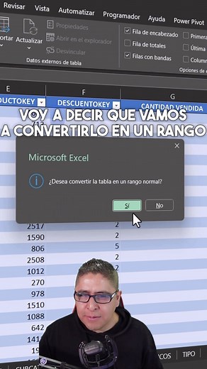 4.7K views · 58 reactions | Cómo quitar el formato de tabla y convertir en un rango normal en Excel #excel #exceltips #tablasdinamicas | Microsoft Excel a Todo Nivel | Facebook