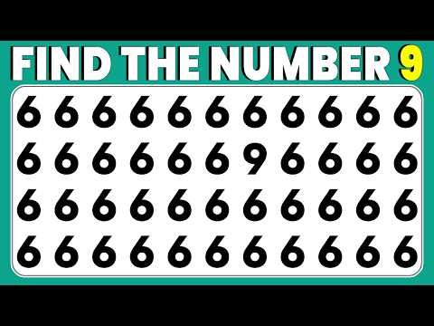 🔎Find the ODD One Out - Numbers and Letters Edition ✅ Easy, To Hard - 25 levels | ODDEYE QUIZ