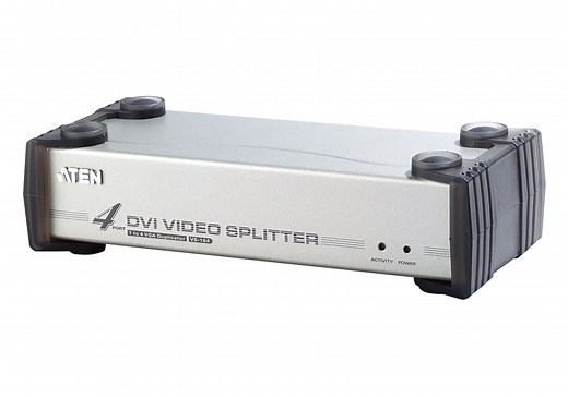 4-Port DVI/Audio Splitter - VS164, ATEN Video Splitters