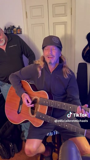 Today is a little double neck acoustic #TuneForTuesday from the Band-Aid Knee Sessions at Marlin’s studio 🎶 Something To Believe In acoustically, with adult beverage-added harmonics!