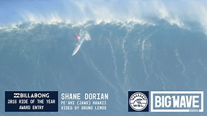 7.8K views · 32K reactions | One of the craziest drops in big wave surfing history. 2016 Billabong Ride of the Year Entry | Video by Lemosimages.com | World Surf League | Facebook