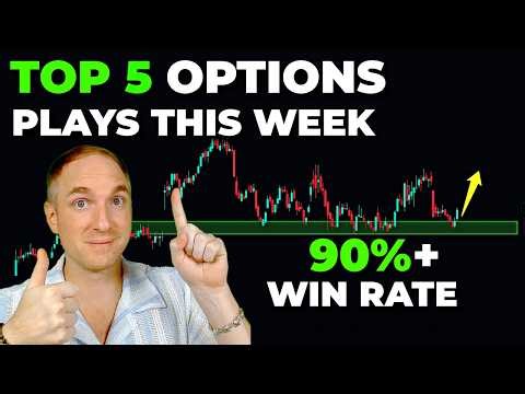 Top 5 Weekly Options Plays + 10 BONUS Plays! (Apr 6 - Apr 10)