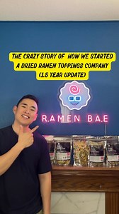 Ramen Bae is officially 1.5 years old! Here is a recap of our journey so far. We also just reached 50k followers!❤️ Let’s get real! Starting a small business is incredibly stressful. Even when things are going right, it always feels like something is going to go wrong and everything will come crashing down. Thankfully, we’ve been able to avoid those pitfalls and it is incredible to see what we were able to accomplish in such a short amount of time. It’s the hardest we’ve ever worked but the most