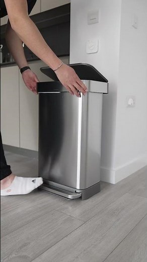 unboxing simplehuman 45l pedal bin