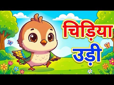 चिड़िया उड़ी, Chidiya Udi Hindi Kids Rhymes | Hindi Kids Song