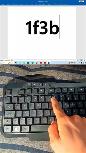 Computer 💻 Shortcut key for Draw a Guitar 🎸 Symbol in Ms Word 2026 #shorts