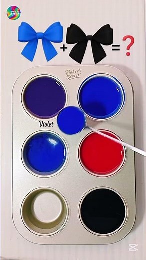 “Aesthetic UltramarineBlue–Scarlet Red–Jet Black Color Blends | 3 Bold & Intense Mixes for Coloring”