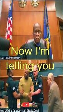 Judge Simpson Loses It Kicks Him Out! #judgesimpson