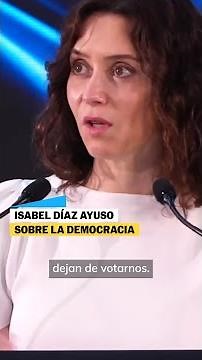 ISABEL DÍAZ AYUSO: "It's time to stop buying into the insecure version" #shorts