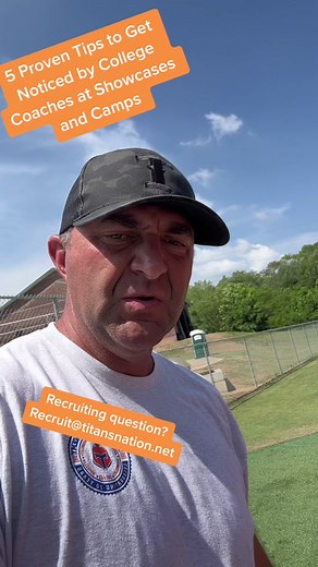 5 Proven Tips to Get Noticed by College Coaches at Showcases and Camps. #collegeathletics #showcasesandcamps #collegerecruiting #networking #coachable#Baseball #mlb #Softball #fyp #BaseballLife #SoftballLife