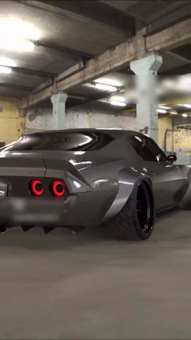 Widebody V8 Chevrolet Camaro reimagined in 3D