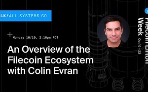 与Colin Evran一起探索Filecoin生态全景（含中文字幕）