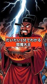 だいたい1分でわかる「閻魔大王」 #short #shorts #仏教 #神話 #地獄