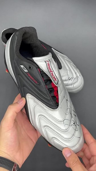 Ryan Giggs Match Worn & Double Signed Reebok Boots