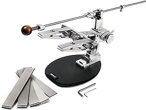 TSPROF Kadet Pro Sharpening Kit Version T, Knife Sharpener, Knife Sharpening Kit for Hunting, Folding and Pocket Knives, Compact Knife Sharpening Device