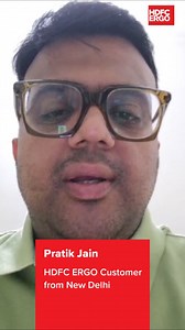 2.2K views · 57 reactions | We are so happy to hear Mr. Pratik Jain’s positive experience with HDFC ERGO’s insurance policy and our surveyor Mr. Ram Vikas. Get covered with HDFC ERGO’s reliable insurance policies and receive excellent customer support, every step of the way. #HDFCERGO #MotorInsurance | HDFC ERGO General Insurance Company Limited | Facebook