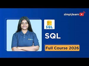 SQL Full Course 2026 [FREE] | SQL Tutorial For Beginners 2026 | Advanced SQL Course | Simplilearn