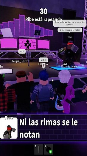 BATALLAS EPICAS de RAP en ROBLOX | RAPERA AGRESIVA CON EL PUBLICO (Mejores Momentos) #roblox #shorts