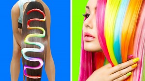 3.4M views · 7.4K reactions | 31 colorful hair hacks for a flawless look: | 5-Minute Crafts GIRLY | Facebook