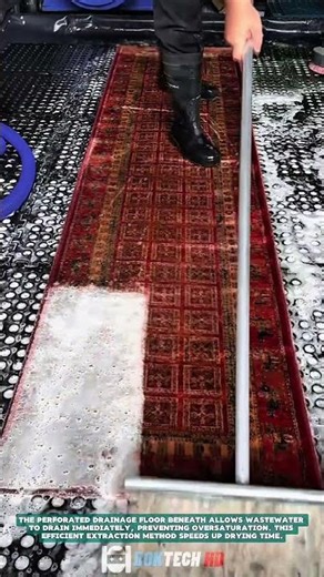 Precision Carpet Water Extraction with Floor Squeegee – Satisfying jobs and machinery in the world