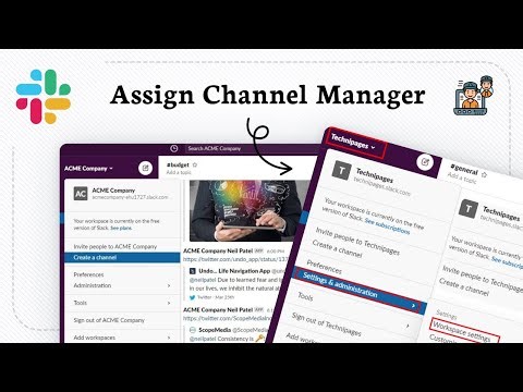 How To Add Channel Managers In Slack