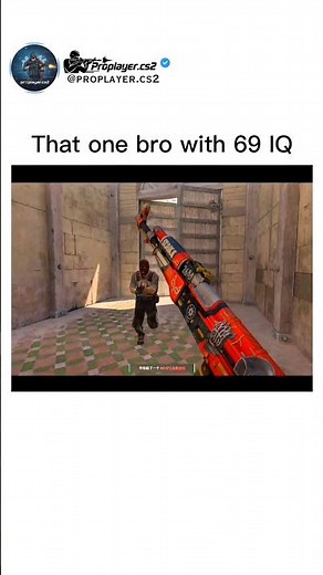 that one bro with 69 IQ 🤣 #cs2