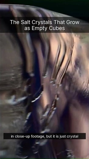 The Salt Crystals That Grow as Empty Cubes