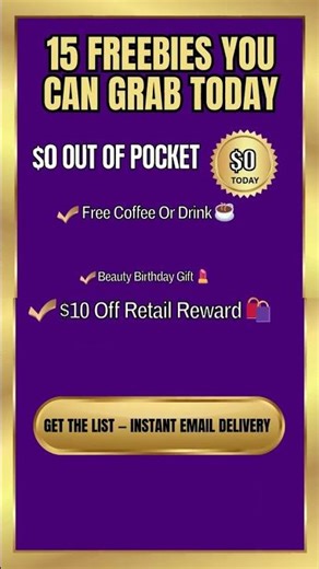 🎁 15 FREEBIES You Can Grab TODAY! No Strings! #freebies #freestuff