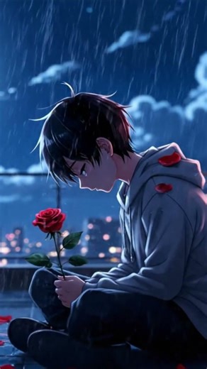 The Rose You Couldn't Save 🥀 #sadanime #emotionaljourney #emotional #sadsongs #shorts