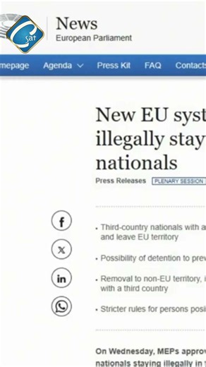 Europe Passes Strict New Law to Deport Migrants