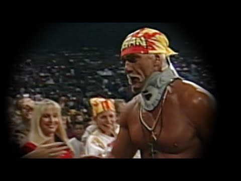 Debra makes her first appearance in WCW with Hulk Hogan!