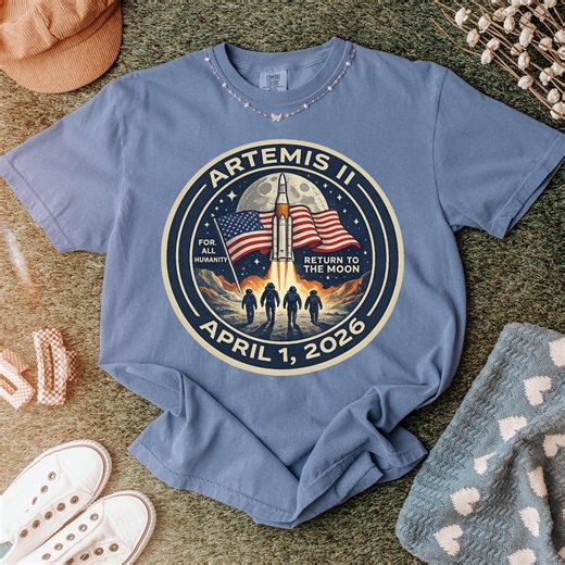 Artemis II Mission Shirt,nasa Space Shirt,astronomy Gift,gift for Astronomy Fans Youth Adults,artemis 2 Shirt,science Shirt,space Shirt - Etsy