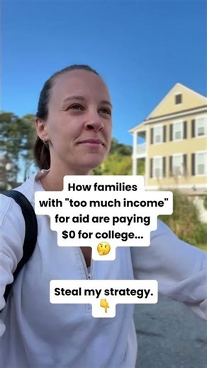 How families with "too much income" for aid are paying $0 for college...