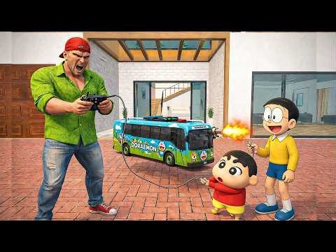 Shinchan Gets a Surprise Gift from Jack 🎁 | Indian Theft Auto Simulator