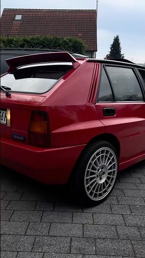 🇮🇹 Cette Lancia Delta Integrale rouge est un MYTHE 😍🔥