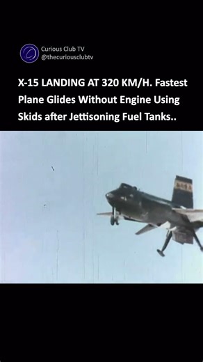 X-15 Lands at 320 km/h: Dumps Fuel & Glides Powerless on Metal Skids Like Space Shuttle #avaition