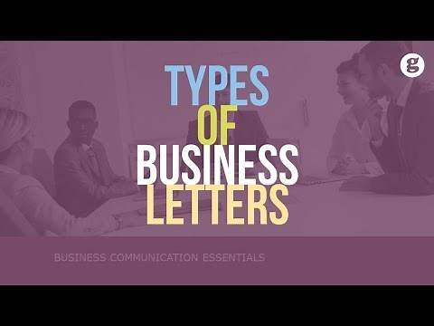 Types of Business Letters