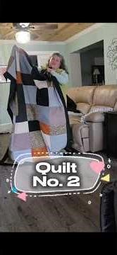 Simple Quilt I Made #quilt #memoryquilt #simplequilt #liveandlearn