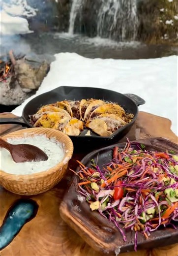 Delicious Burger and Tacos Recipe for Outdoor Cooking