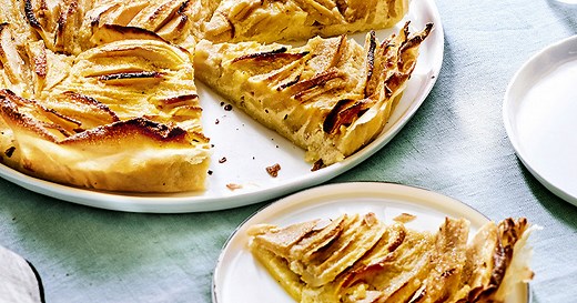 Tarte aux pommes façon Cyril Lignac